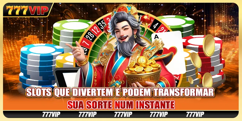 Slots que divertem e podem transformar sua sorte num instante